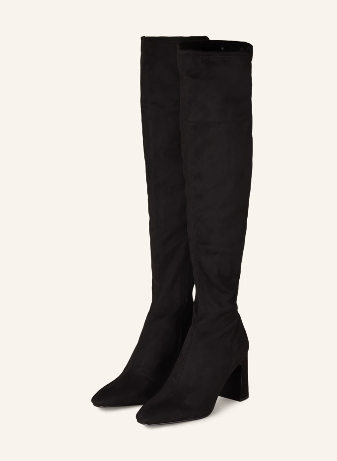 

Сапоги выше колена Steve Madden, черный