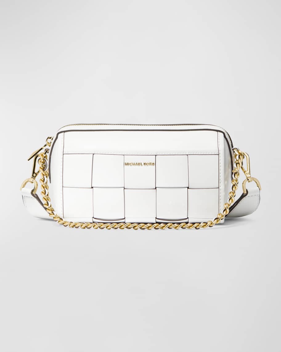 

Маленькая плетеная сумка через плечо Jet Set Barrel MICHAEL Michael Kors