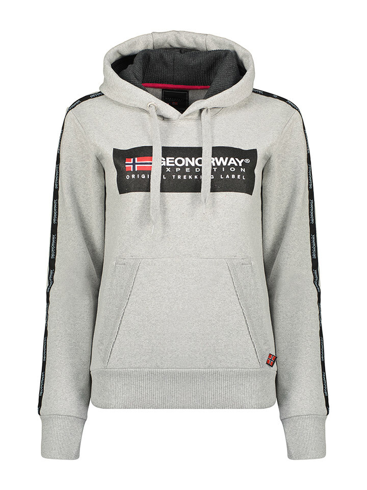 

Толстовка Geographical Norway Hoodie Gathlete, серый