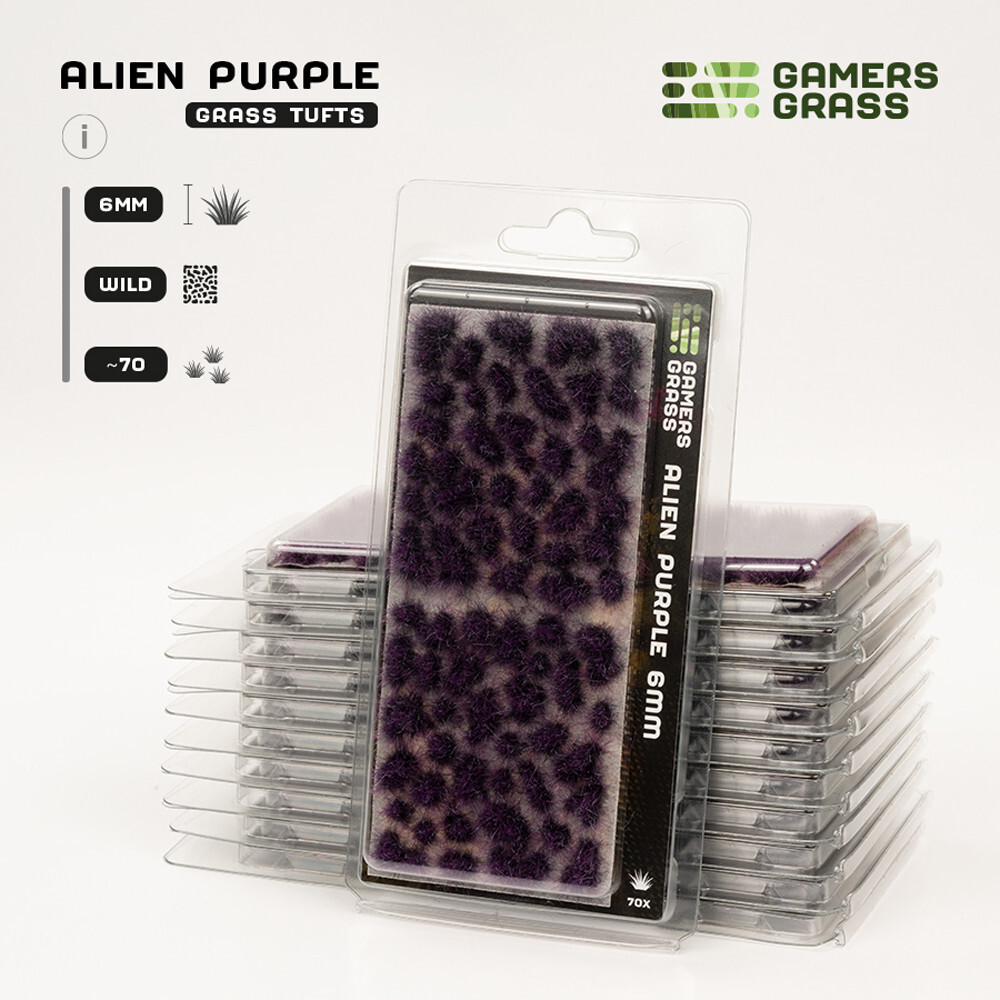 

Аксессуары Gamers Grass Gamers Grass Tufts: Alien Purple - Wild 6mm
