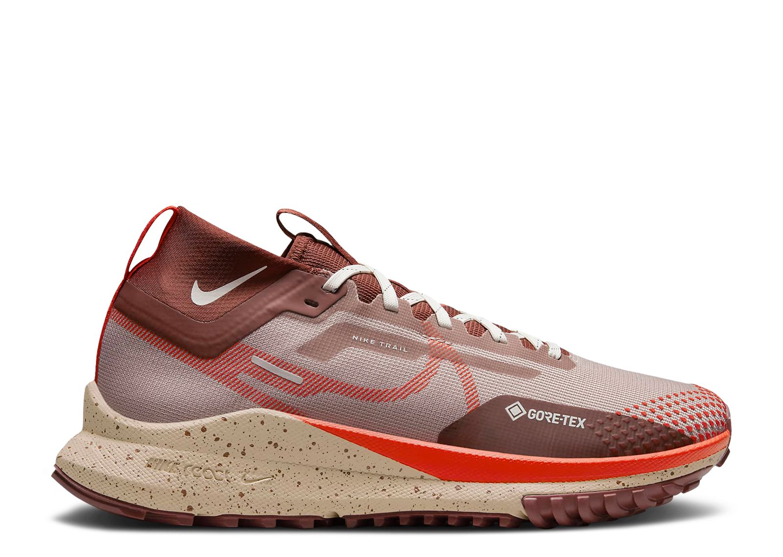 

Кроссовки Nike Wmns React Pegasus Trail 4 Gore-Tex 'Diffused Taupe Picante Red', кремовый, Бежевый