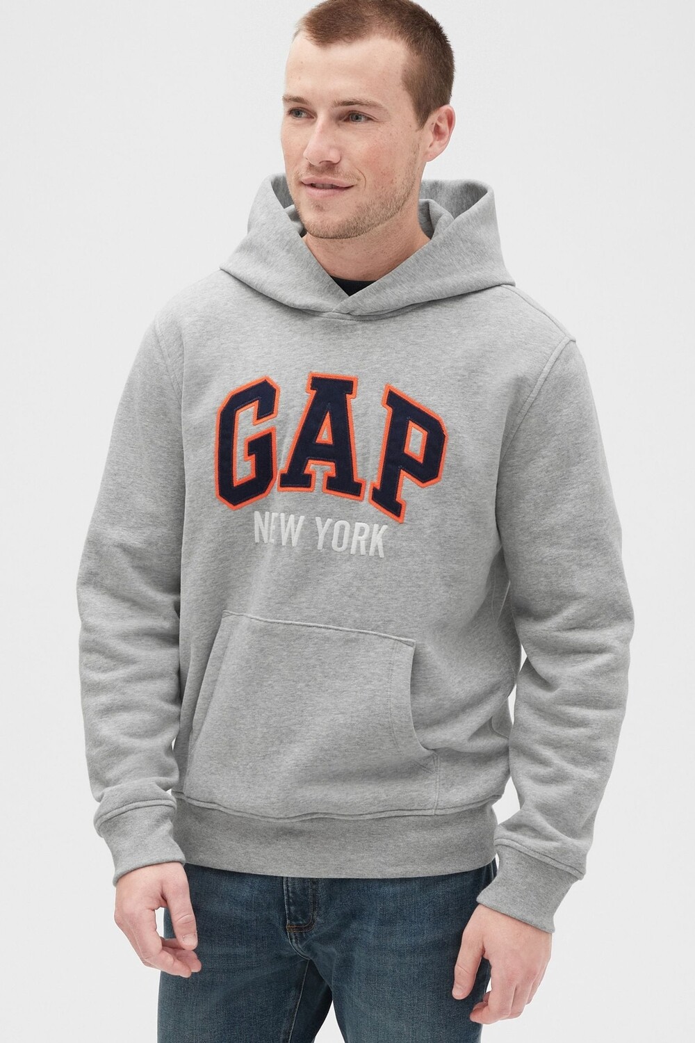 

Толстовка New York с логотипом Gap, серый