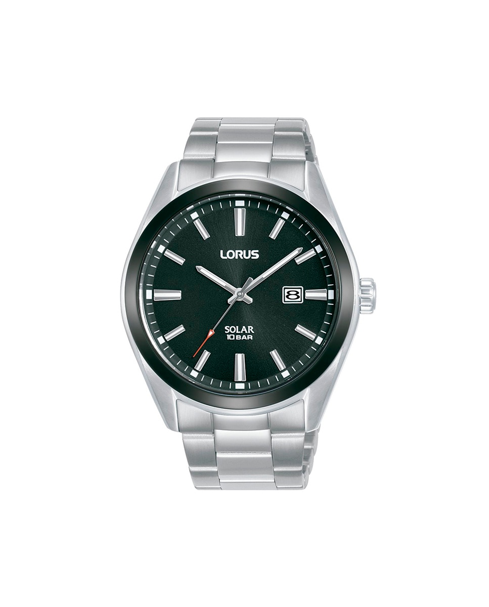 цена Мужские часы Sport man RX335AX9 со стальным и серебряным ремешком Lorus, серебро