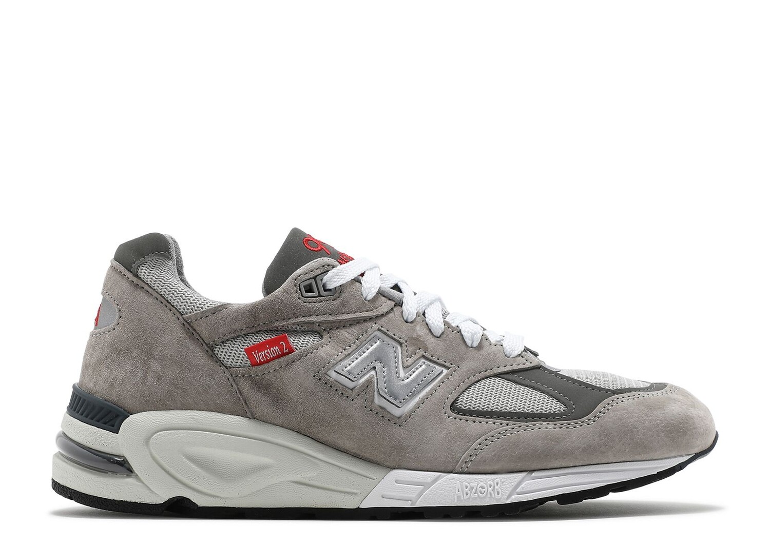 

Кроссовки New Balance 990V2 Made In Usa 'Grey', серый