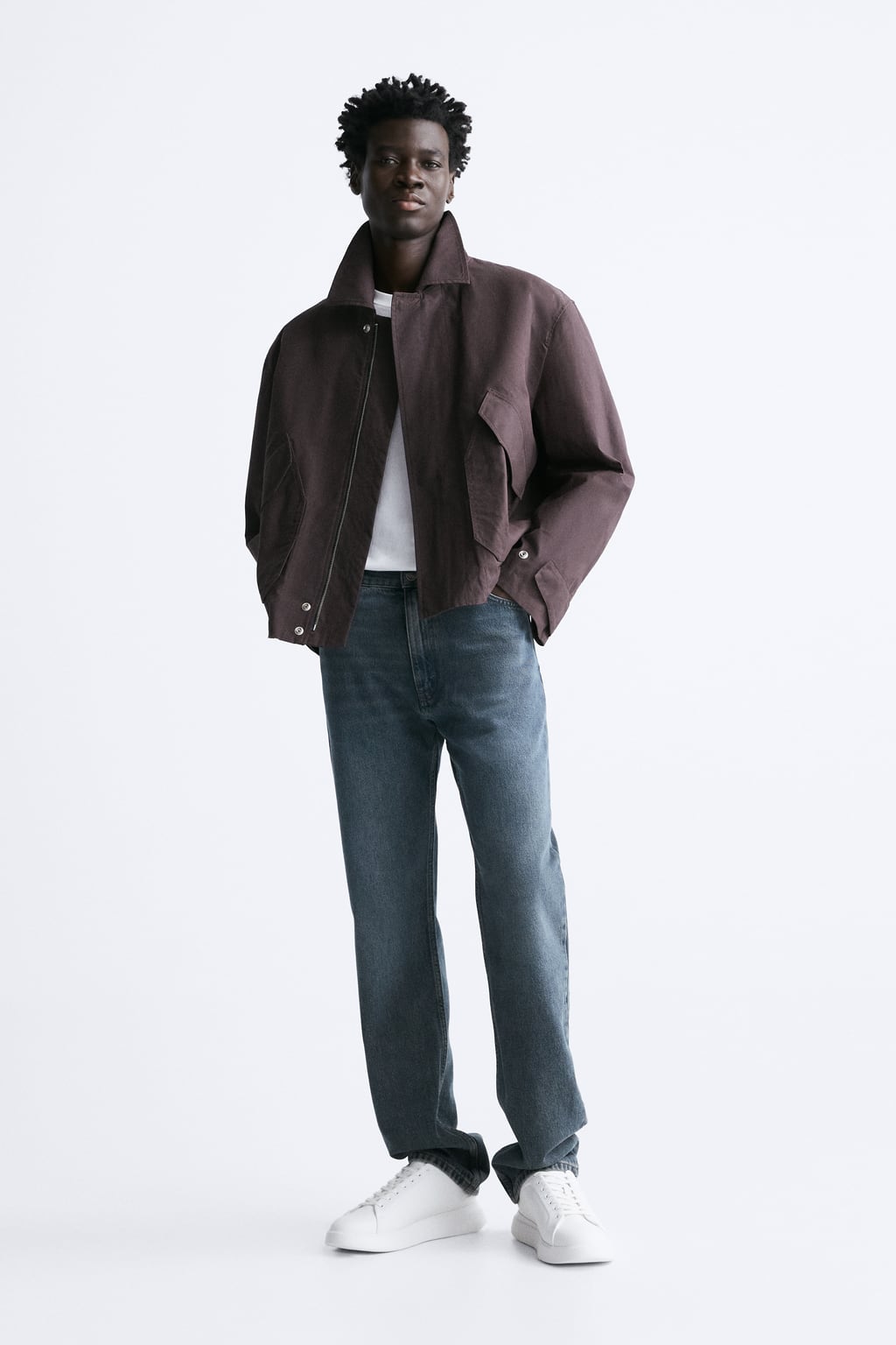 

Массивные кроссовки ZARA, белый