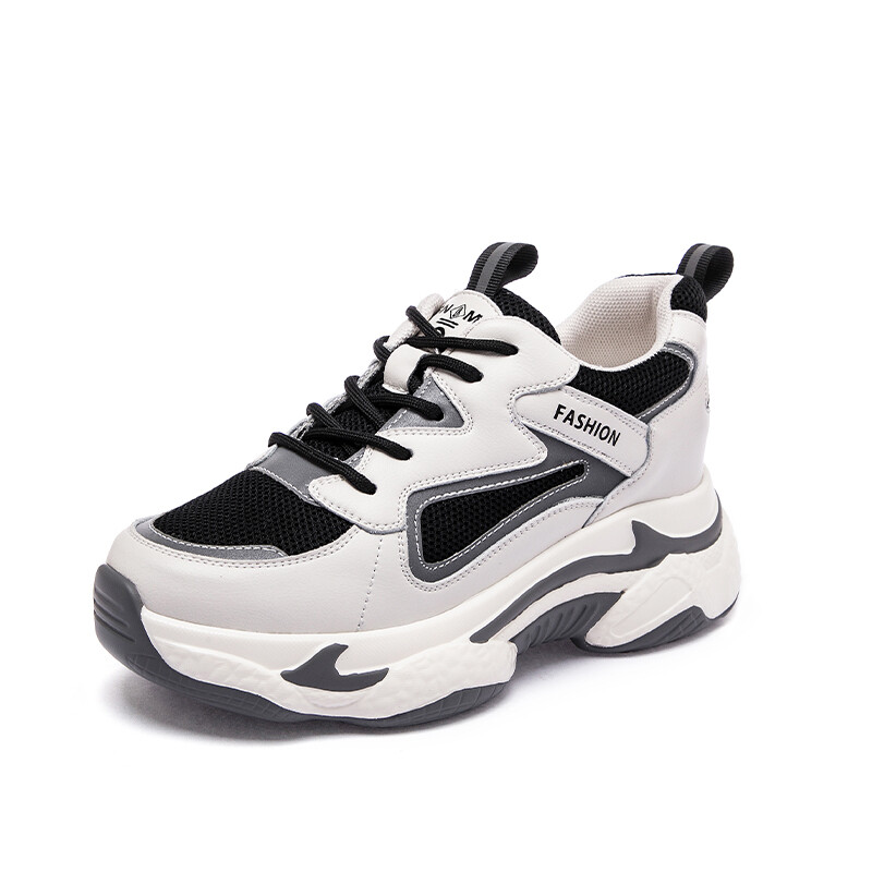 

Кроссовки женские толстые низкие Nrdrofficial, цвет Rice light gray