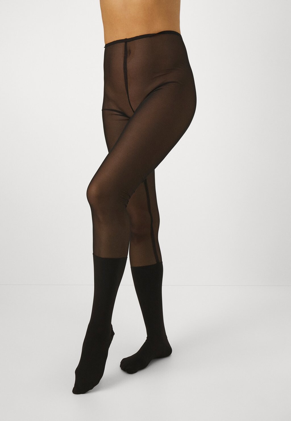 

Колготки Norma Kamali BOOT HIGH LEGGING FOOTSIE, черный