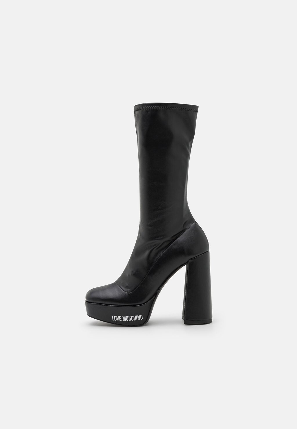 

Сапоги с платформой Love Moschino, черный