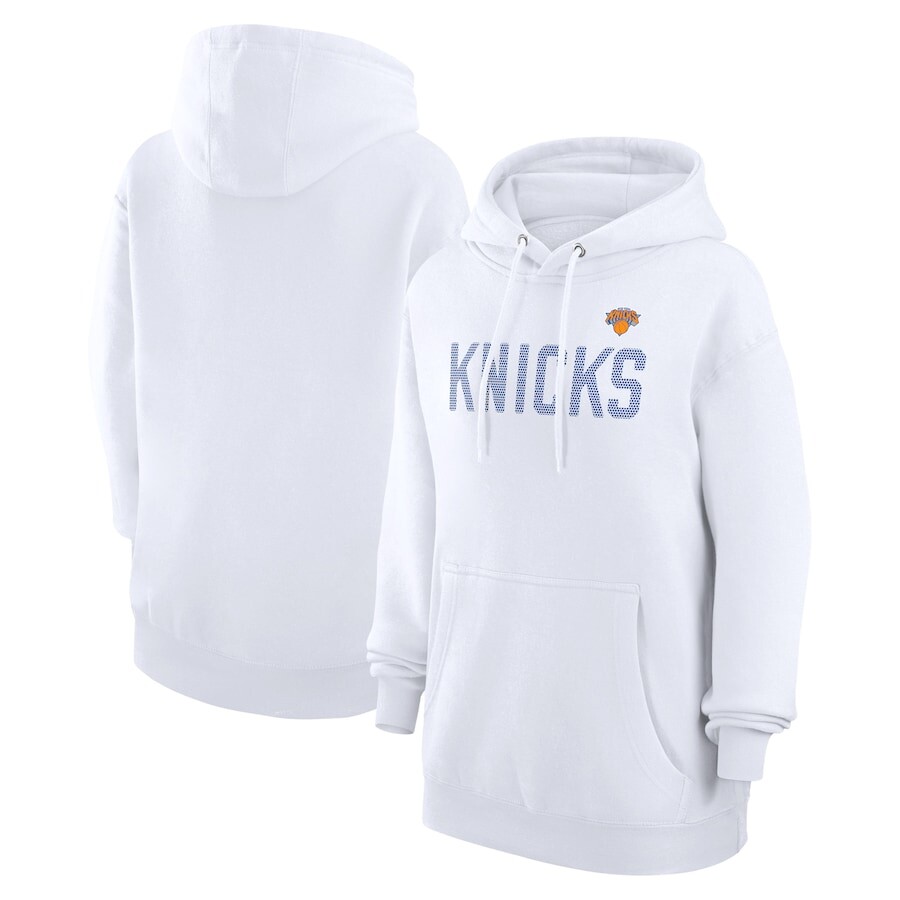 

Пуловер с капюшоном G-III 4Her by Carl Banks New York Knicks, белый