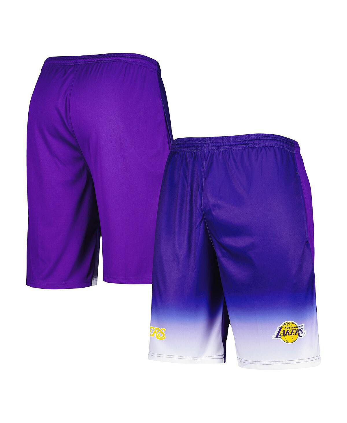 цена Мужские фирменные фиолетовые шорты Los Angeles Lakers Fadeaway Fanatics