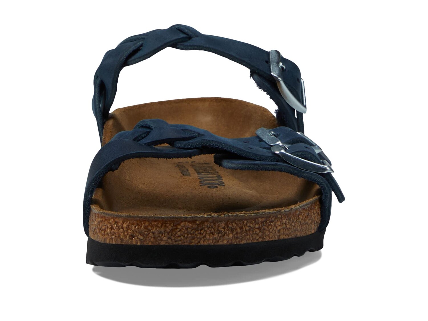 

Сандалии Birkenstock Franca Braid - Oiled Leather, темно-синий