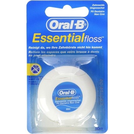 

Нить Oral B Essential, невощеная, 50 м, Oral-B
