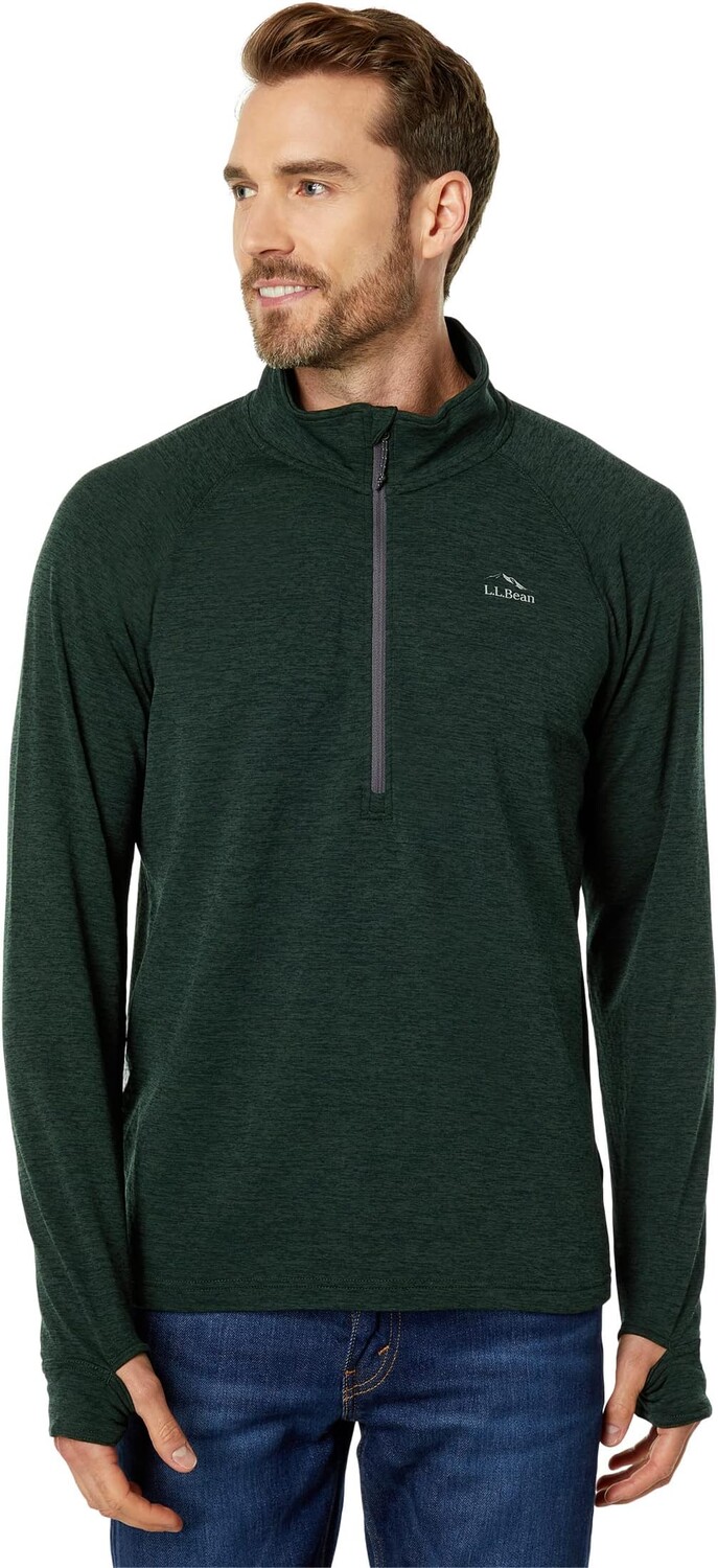 

Толстовка Adventure Grid Fleece 1/4 Zip L.L.Bean, цвет Dark Hunter