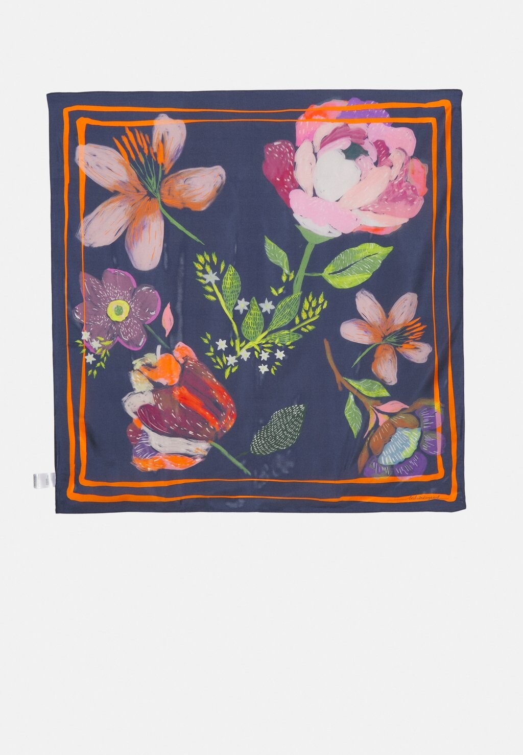 

Шарф FLORINA SCARF Becksöndergaard, цвет naval academy blue