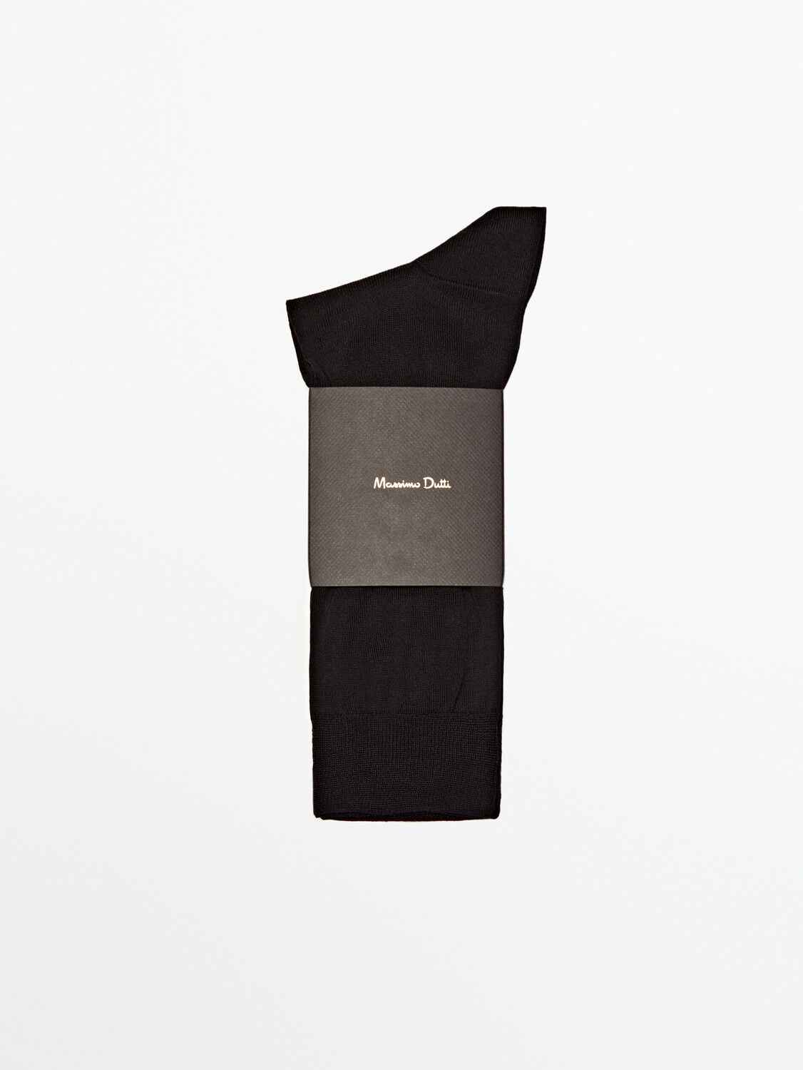 

Носки из шотландской пряжи Massimo Dutti, черный