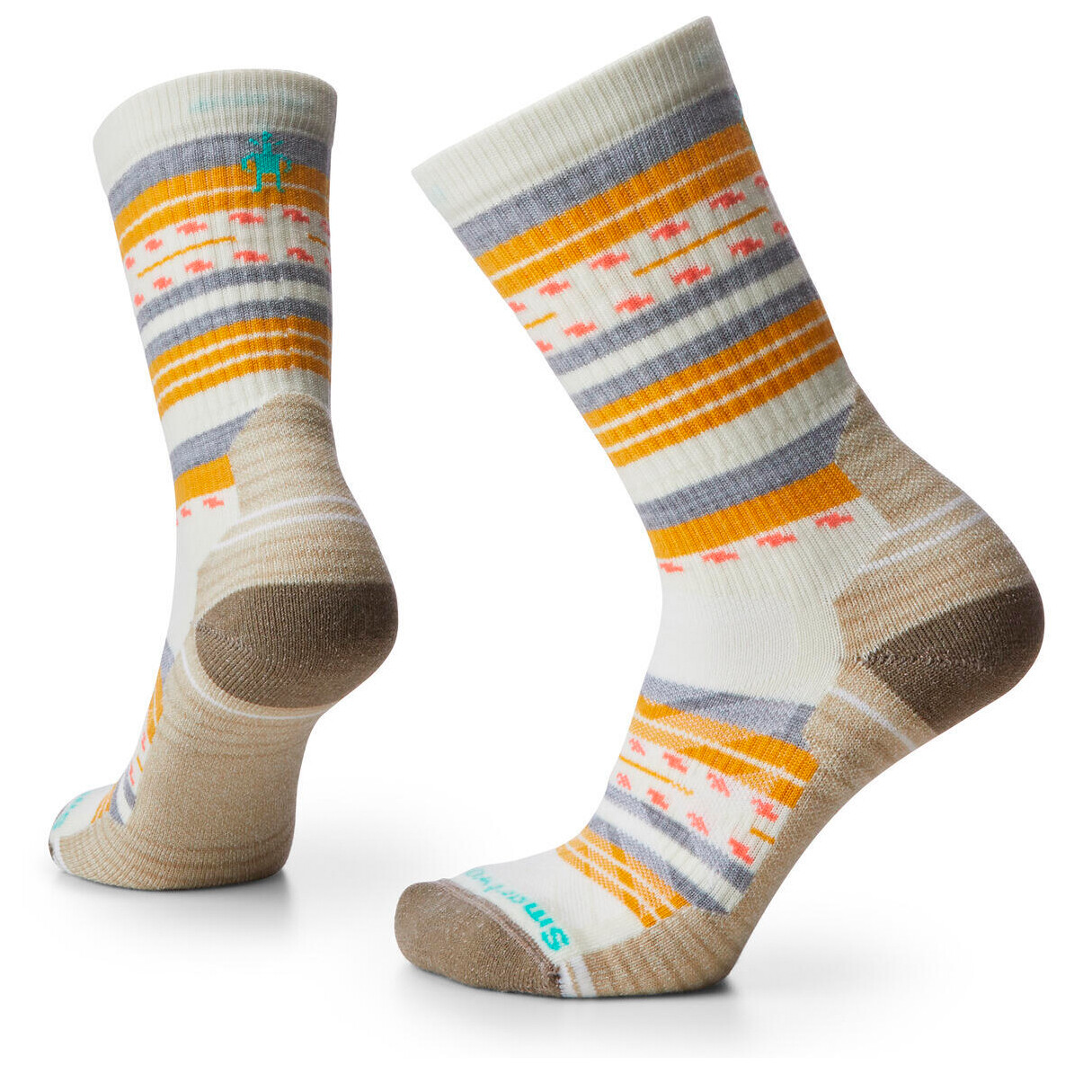 

Походные носки Smartwool Hike Light Cushion Margarita Crew Socks, цвет Natural