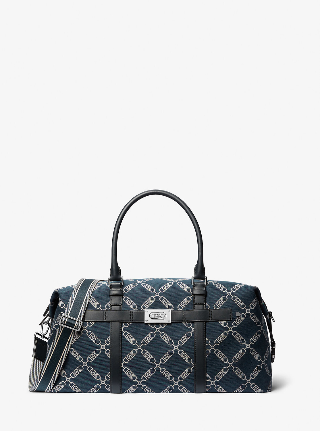 

Жаккардовая спортивная сумка с логотипом Hudson Empire Michael Kors, синий