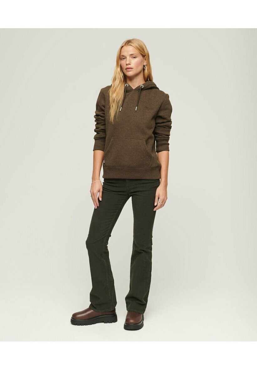 

Толстовка Superdry ESSENTIAL LOGO, цвет dark chocolate brown marl
