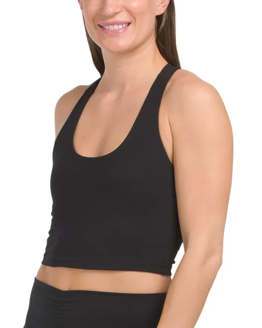 

Удлиненный компрессионный бюстгальтер Balance с овальным вырезом Dkny Sport, черный