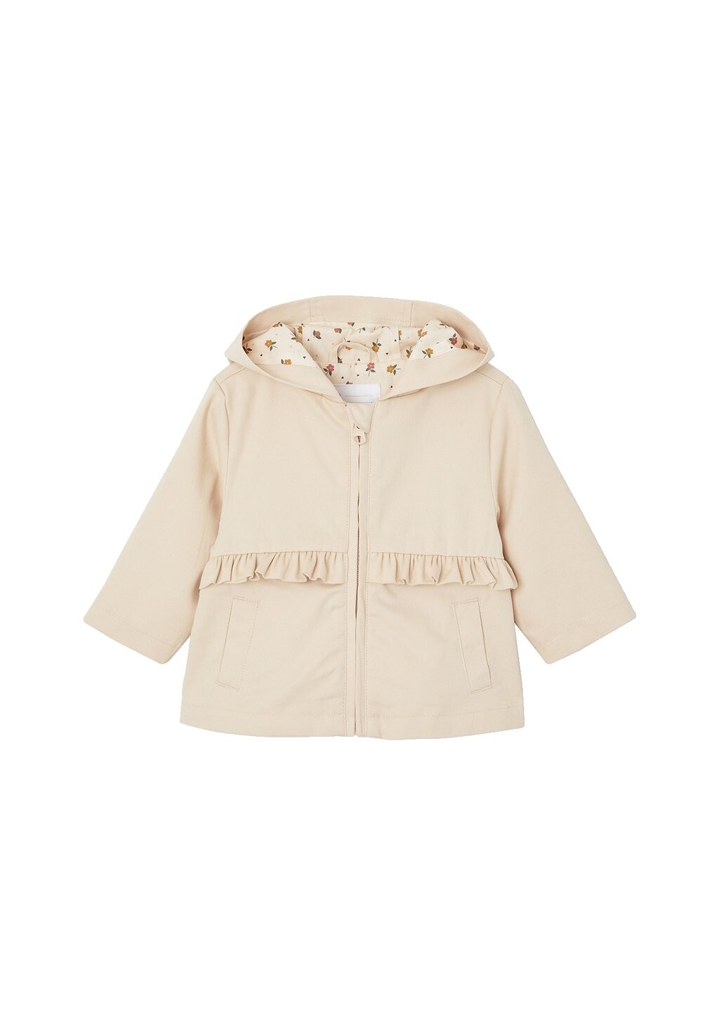 

Куртка демисезонная GEFÜTTERTE MIT KAPUZE Vertbaudet, цвет beige