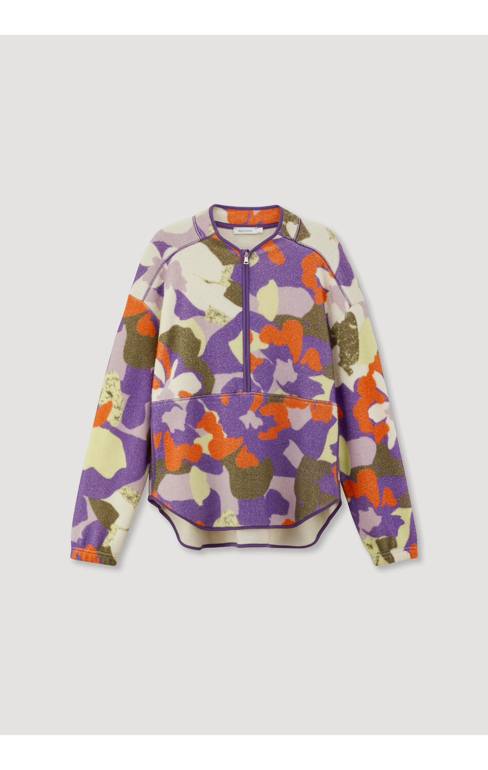 

Толстовка Hessnatur Fleece Troyer, фиолетовый