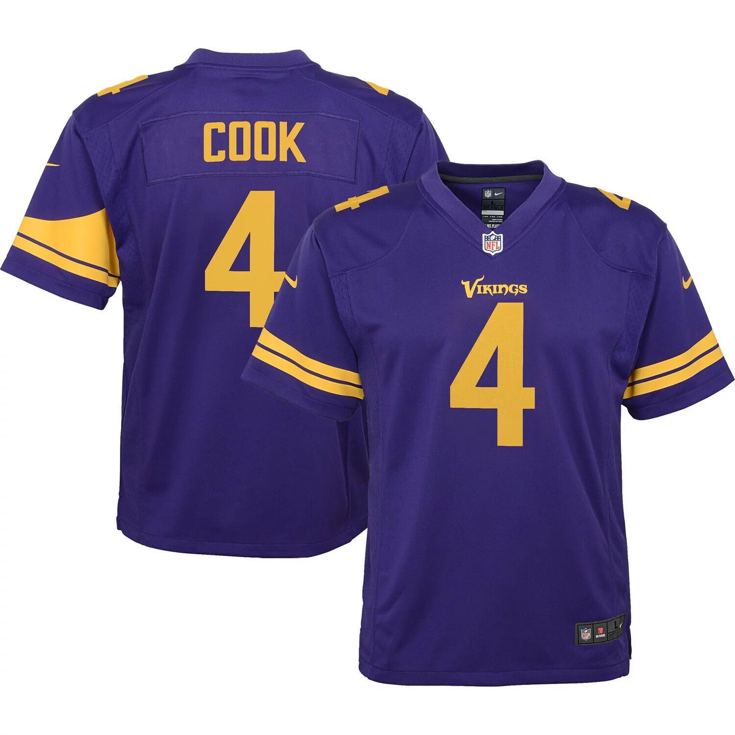 

Молодежная футболка Nike Dalvin Cook Purple Minnesota Vikings Alternate Game Nike