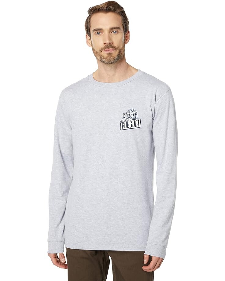 

Футболка Volcom Frothy Days L/S Tee, цвет Heather Grey