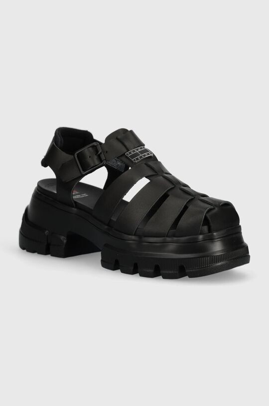 

Кожаные сандалии TJW FISHERMAN SANDAL Tommy Jeans, черный