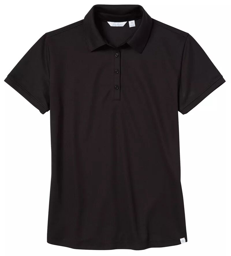 Женская рубашка-поло для гольфа с короткими рукавами Walter Hagen Clubhouse Pique, черный мужская футболка walter white l черный