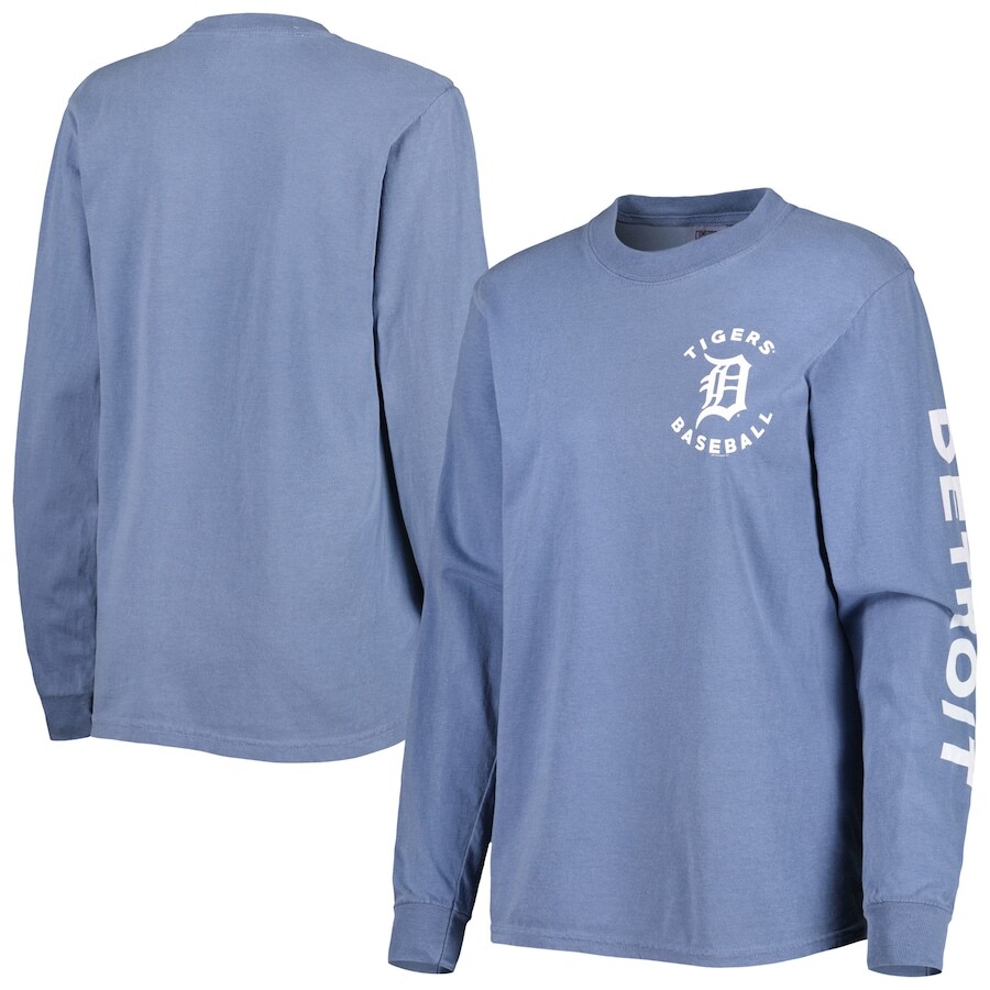 

Футболка с длинным рукавом Soft as a Grape Detroit Tigers, синий