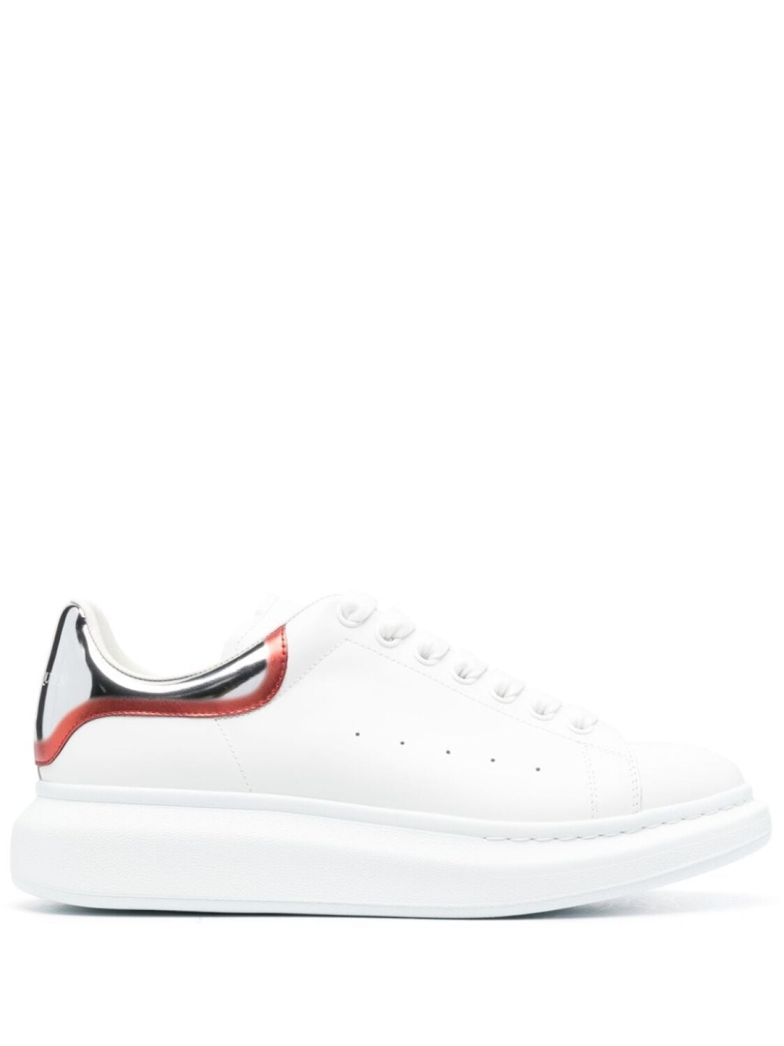 

Кроссовки Alexander McQueen Oversized 750335WIDJN, белый/красный