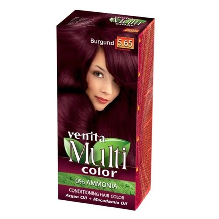 Краска для волос Venita MultiColor Hair Care 5.65 Бордовый Assorted