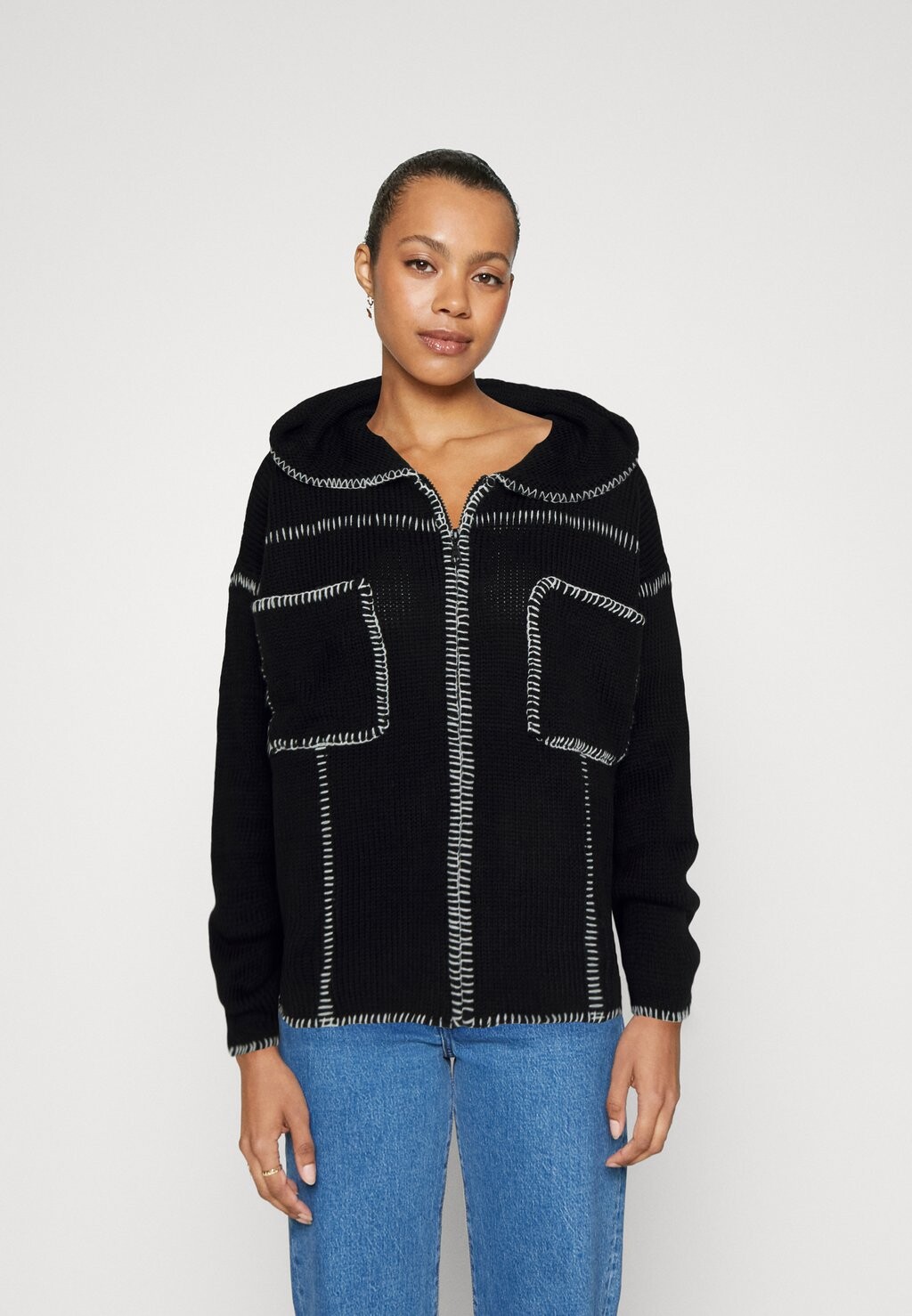 

Кардиган ХУДИ BDG Urban Outfitters, черный
