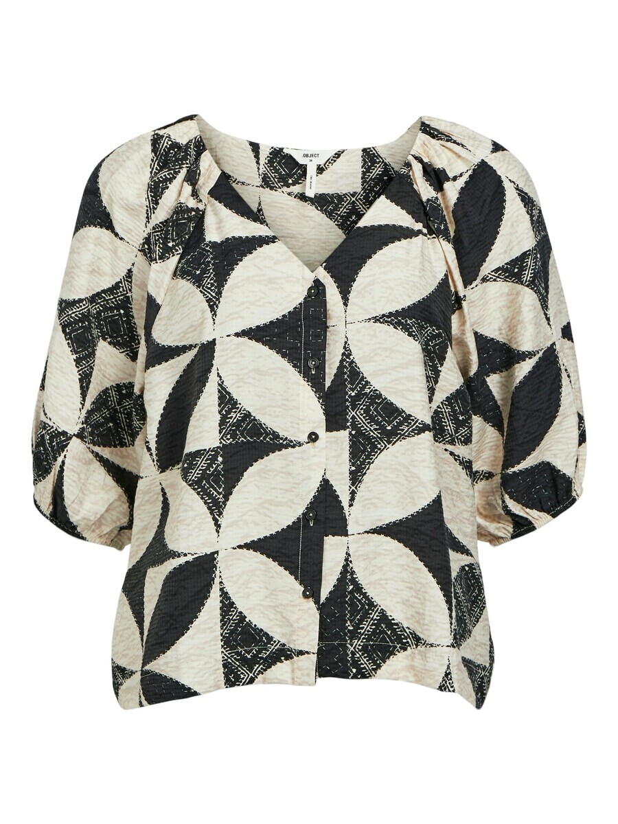 

Блуза Object BETINA, цвет Cream/Black