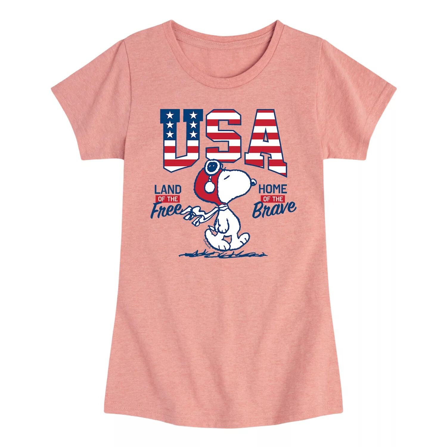 

Футболка Peanuts USA Snoopy Be Brave для девочек 7–16 лет Licensed Character