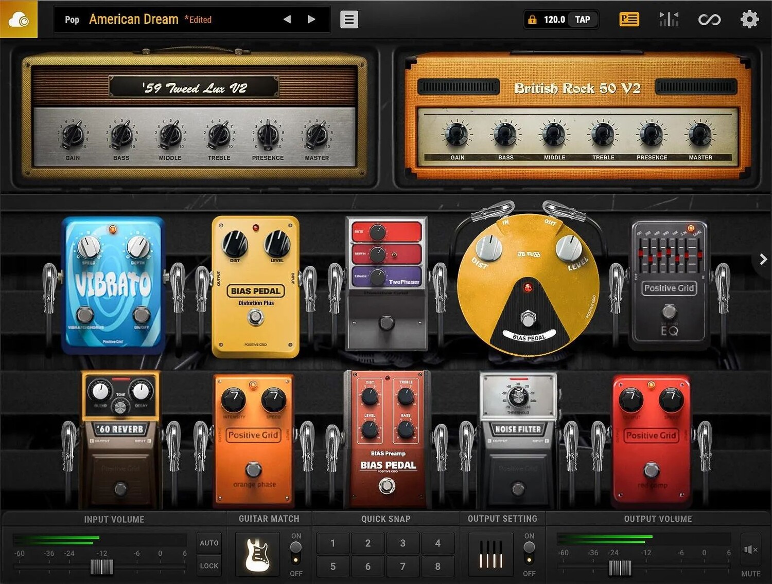 

Плагин моделирования стандартных эффектов Positive Grid BIAS FX 2