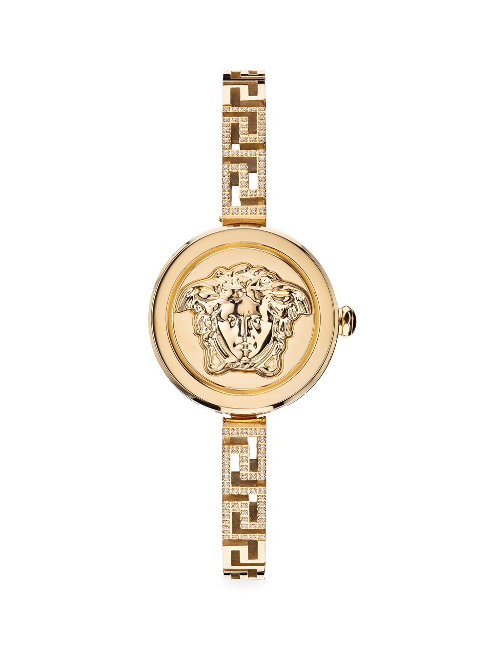 

Часы Medusa Secret IP с браслетом из желтого золота и кристаллов Versace, золотой