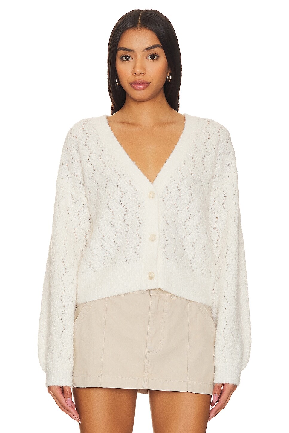 

Кардиган 525 Celeste Boucle V Neck, цвет Chalk