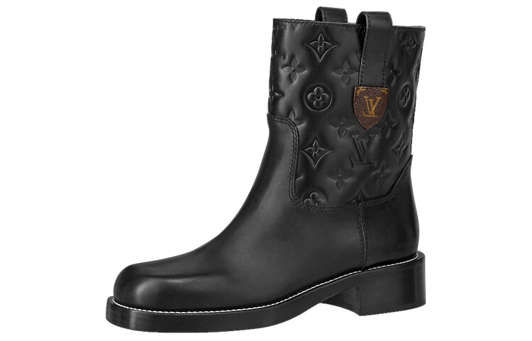 

Сапоги женские Louis Vuitton с узором, черный