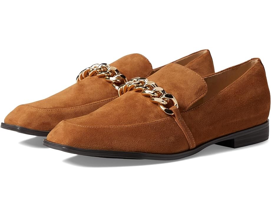 Лоферы Nine West Onxe, цвет Cognac Suede