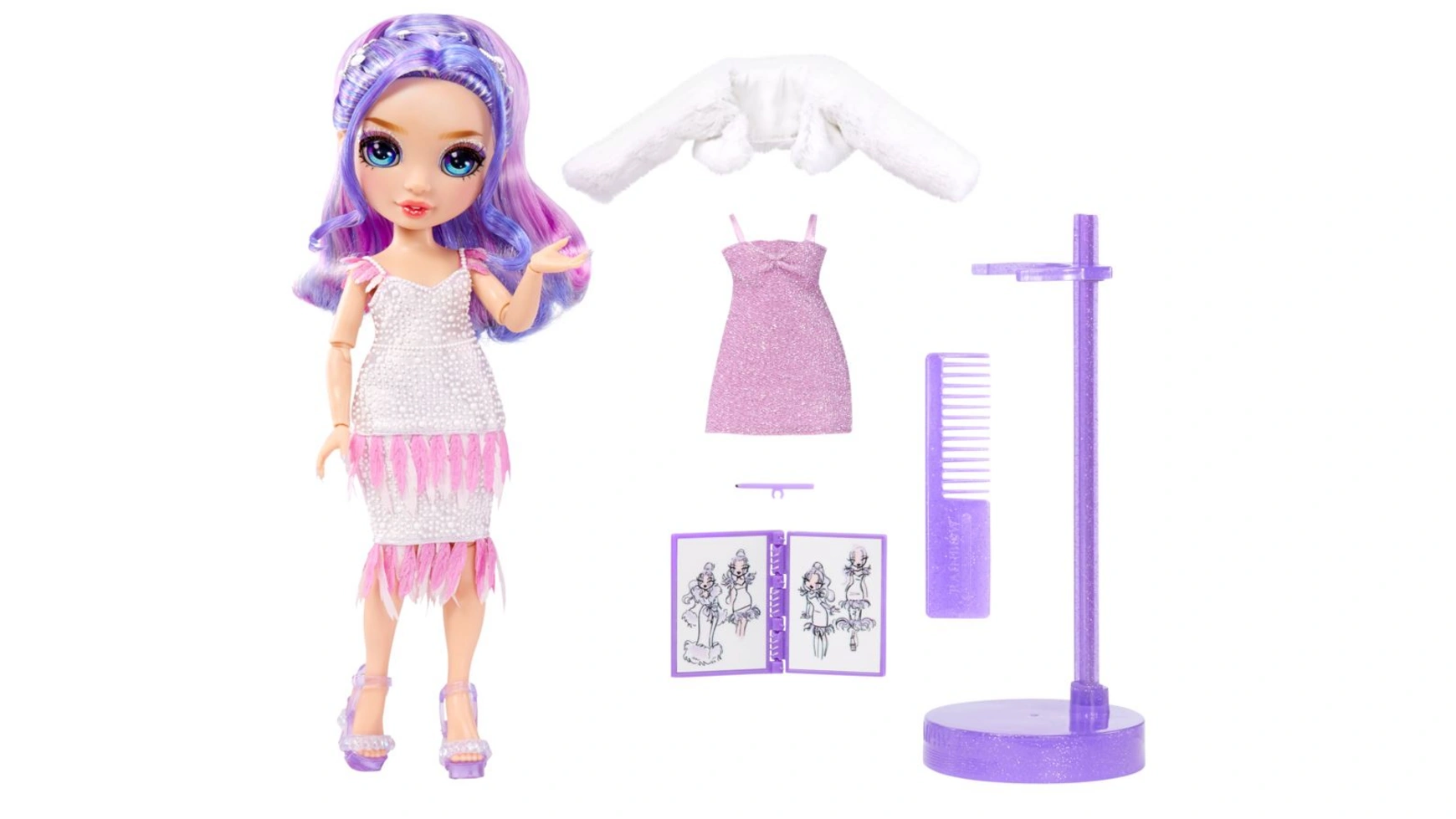 

Кукла Rainbow High Fantastic Fashion Фиолетовая ива (фиолетовый)