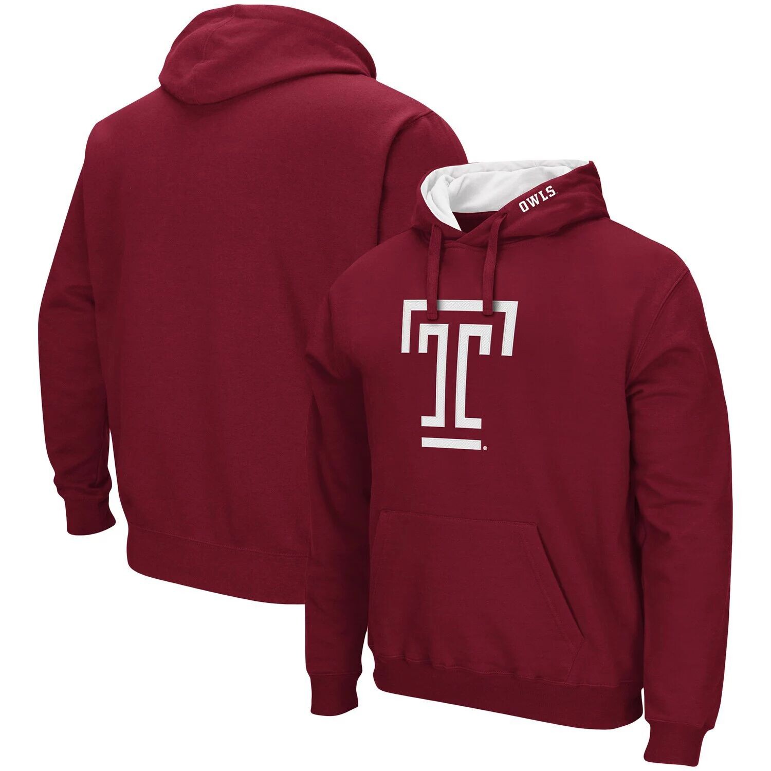 

Мужской пуловер с капюшоном Cherry Temple Owls Arch и Logo Colosseum