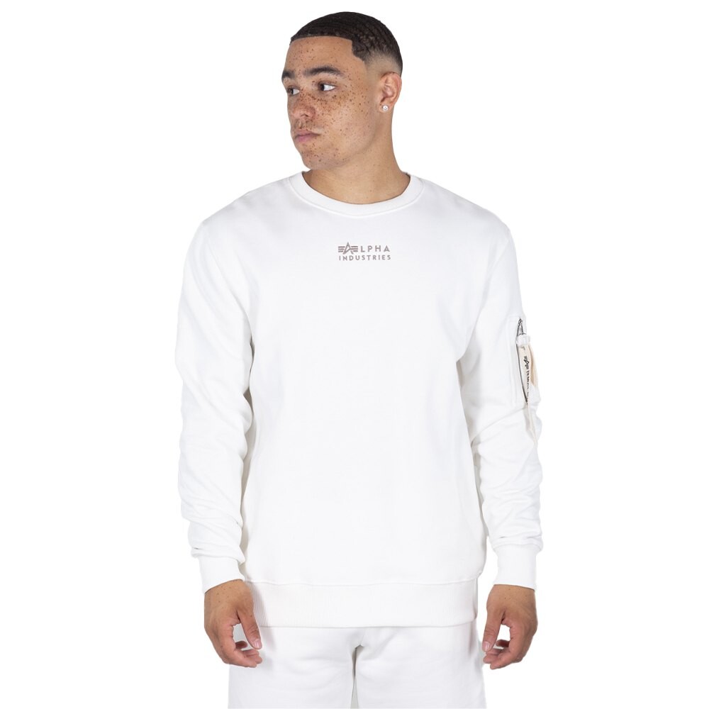 

Толстовка Alpha Industries Organics EMB, белый