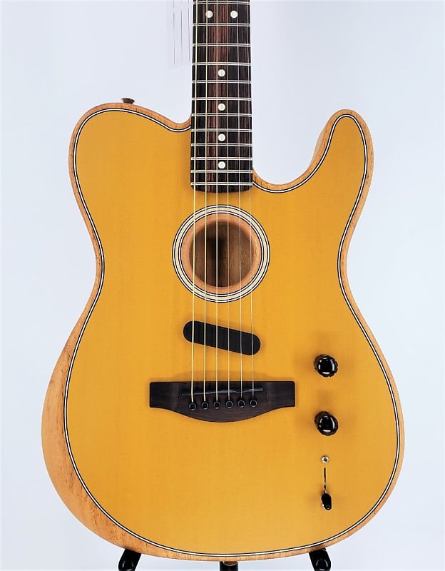 Акустическая гитара Fender Acoustasonic Player Telecaster Butterscotch Blonde w/ Gig Bag Ser#MXA2102401