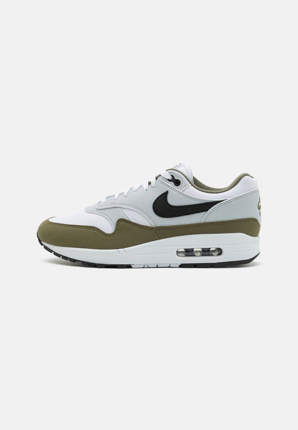 

Низкие кроссовки AIR MAX 1 Nike, белый/черный/чистая платина