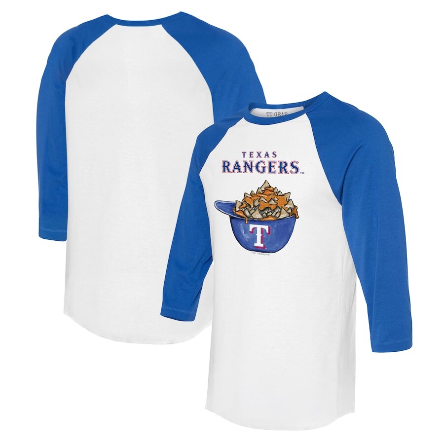 

Футболка с длинным рукавом Tiny Turnip Texas Rangers, белый