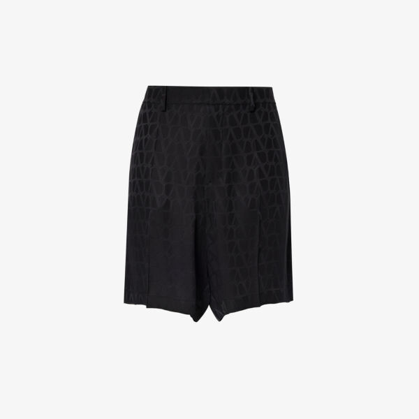 

Шорты vlogo с жаккардовым узором Valentino Garavani, цвет iconograph nero
