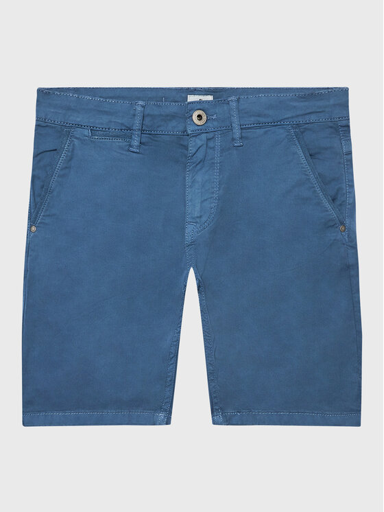 Тканевые шорты стандартного кроя Pepe Jeans, синий тканевые шорты стандартного кроя pepe jeans экрю