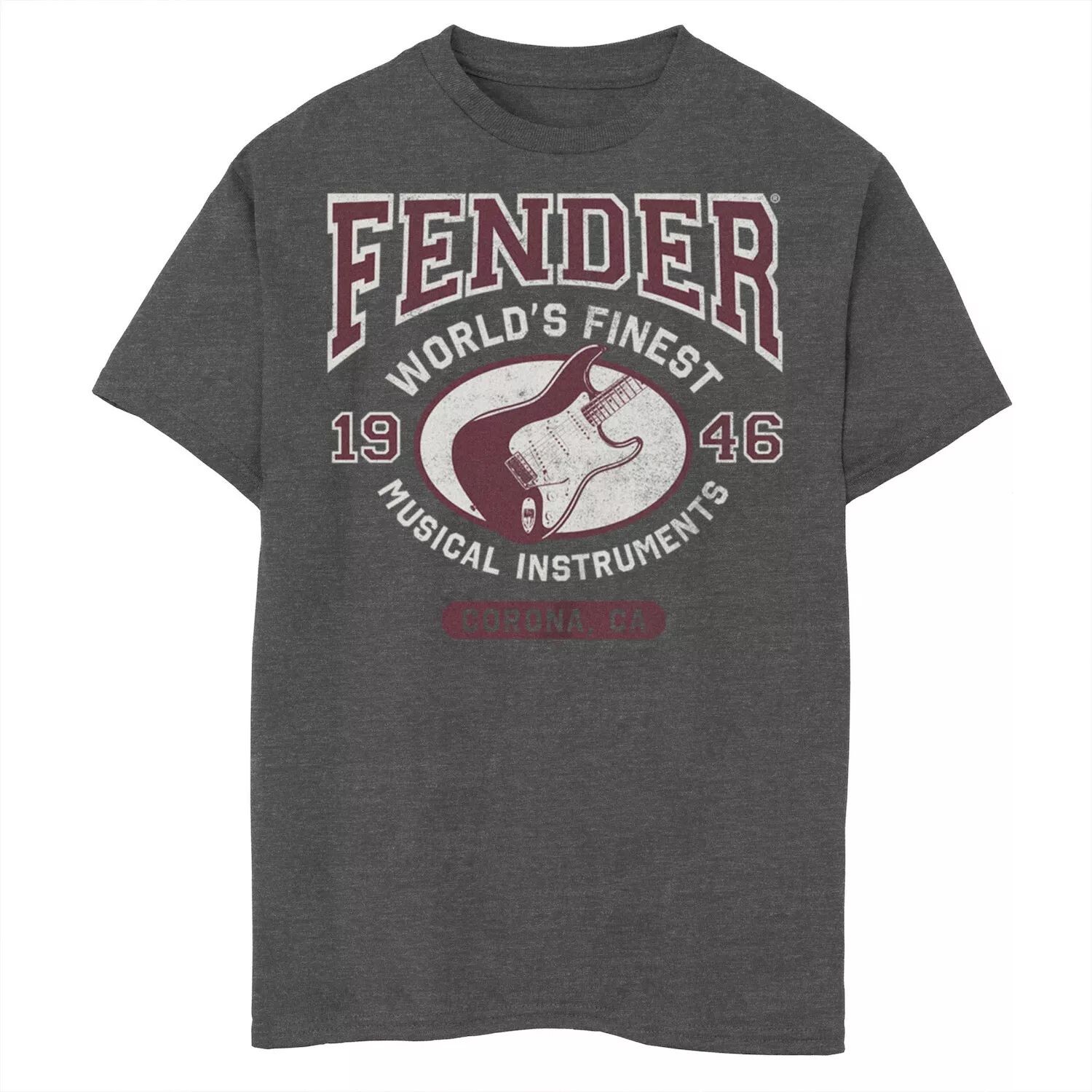 

Футболка Fender Fine Instrument Collegiate с графическим логотипом для мальчиков 8–20 лет Licensed Character