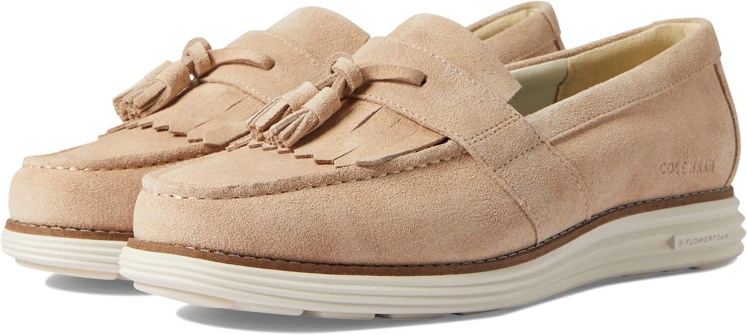 

Лоферы Originalgrand Kiltie Loafer Cole Haan, цвет Sesame Suede/Ivory